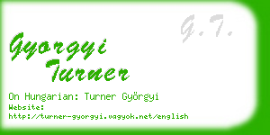 gyorgyi turner business card